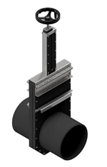 PL-GATEVALVE-SPINDLE- DUPLEX - WITH HAND WHEEL