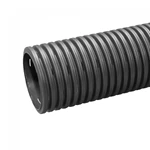 DN 100 (117,5 X 99 MM) PE ANLÆGSRØR 6M M/MF, SORT - FULDSLIDSET  SN8
