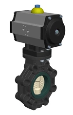 (63-75 MM) CEPEPP BUTTERFLY VALVE (34506), EPDM WITH SINGLE ACTING PNEUMATIC ACTUATOR