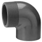 PVC ELBOW W/MALE THREAD