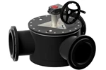 3-WAY-VALVE - DUPLEX - MANUEL WITH DIN-FLANGES
