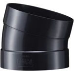 PPs-ELVENTILATIONSBØJNING - SORT