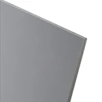 C-PVC CORZAN EXTRUDED SHEET, GREY RAL 9310. (13,75 KG) - FOIL ON 1 SIDE