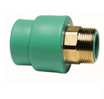 PP-R OVERGANG M/MESSING URG - GRØN