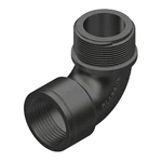 PP THREADED ELBOW MALE/FEMALE, PLASSON