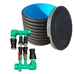 KOMPLET PP-R JORDVARMESÆT T/JORDVARME, 2 X 40 / 1 X 63   MED 500 MM BRØND OG 425 LÅG       BESTÅENDE AF: