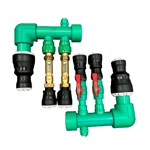 KOMPLET PP-R JORDVARME SÆT MED FLOWMÅLER 2 X 40 / 1 X 40