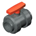 PVC KUGLEHANE (PLASSON) INDUSTRI ORANGE HÅNDTAG EPDM