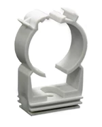 ISONYL TUBE CLIP, WHITE