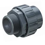 PVC UNION WITH MALE THREAD
