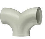 PP VENTILATIONS Y-STYKKE - GRÅ RAL 7032