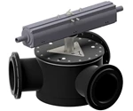 3-WAY-VALVE - AISI316 - 3 POSITIONS LUFTAKTUATOR MED DIN-FLANGER