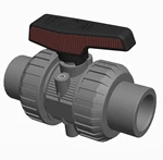 BALL VALVE PVC-C 20 MM
