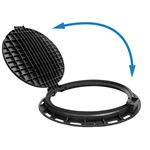 PP COVER Ø 800/600 BLACK, FITS CONE Ø 800 AND Ø 1000