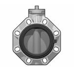 CEPEX PP-H XTM BUTTERFLY VALVE- EPDM-BARE SHAFT