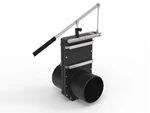 PL-GATEVALVE-P - AISI316 - 2 BAR - WITH PULL REDUCER, POSITION LOCK AND REINFORCING