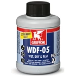WDF-05 PVC GLUE BOTTLE/BRUSH 250 ML. QUICK-DRYING