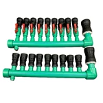COMPLETE PP-R GEOTHERMAL MANIFOLD, 9 X 40 / 1 X 50