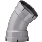 PPsVENTILATIONSBØJNING M/IN.MF. - GRÅ RAL 7037