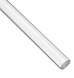 RUND PVC-GLAS WELDING ROD, TRANSPARENT RAL 9950. (1 M. BAR) 2 kg.
