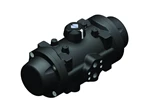 PRISMA DOBBELTVIRKENDE LUFTAKTUATOR, PPW - PASSER TIL 16, 20, 25, 32 & 40 MM KUGLEHANE (14 MM)