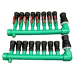 COMPLETE PP-R GEOTHERMAL MANIFOLD, 8 X 40 / 1 X 63
