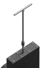 0,5 METER - M12 EXTENSION - AISI316 - FOR PL-GATEVALVE-P (110-355 MM)