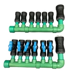 COMPLETE PP-R MANIFOLD WITH VALVES ON 1 SIDE, 25 / 1 X 40