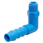 PA6 BARBED ELBOW MALE THREAD