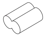 TWO-CORE PP-H WELDING ROD, BEIGE (COIL APP. 3,5 KG)