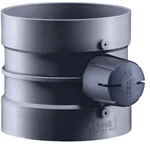 PVC VENTILATIONS REGULERINGSSPJÆLD - GRÅ RAL 7011
