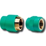 PP-R OVERGANG M/MESSING IRG - GRØN