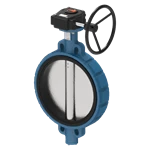 50 MM DN40 STEEL BUTTERFLYVALVE  WAFER WITH GEAR  GASKET  EPDM, DISK IN STAINLESS  STEEL