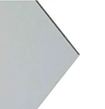 PVC-CAW PLADE, LYSEGRÅ RAL 9310. (2,90 KG) - EXSTRUDERET UDEN FOLIE
