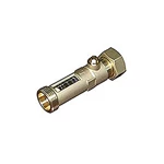 BRASS NIPPLE FOR NUT FOR FLOW METER