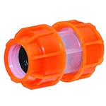 PLASSON SAMLEMUFFE, TELE (SORT/ORANGE)