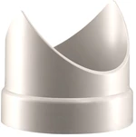 PP VENTILATIONS SADDEL M/MUFFE - KORT MODEL - GRÅ RAL 7032