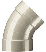 PP TUBULAR BEND - GREY RAL 7032