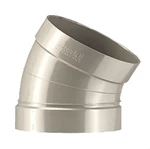 PP VENTILATIONSBØJNING - GRÅ RAL 7032