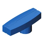 BLUE HANDLE FOR PLASSON BALL VALVE