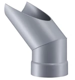 PPs VENTILATIONS SADDEL M/MUFFE - GRÅ RAL 7037