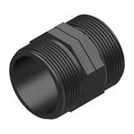 PP THREADED NIPPLE, PLASSON