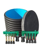 COMPLETE PP-R GEOTHERMAL MANIFOLD WITH FLOW METER, 5 X 40 / 1 X 50