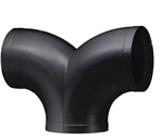 PE VENTILATIONS Y-STYKKE - SORT