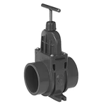 PVC SLIDE VALVE, VDL - PN3.0