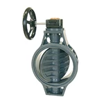 BUTTERFLY VENTIL M/GEAR